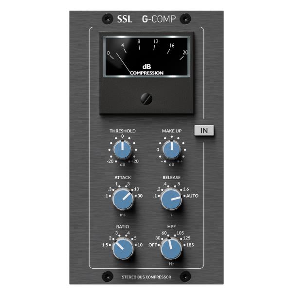 Solid State Logic (SSL)-500シリーズ対応モジュールバスコンプレッサーStereo Bus Compressor module for 500 format