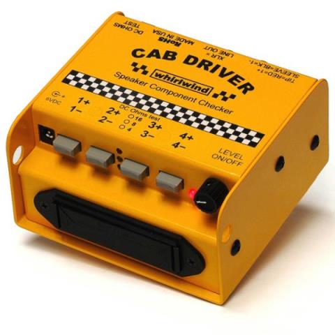 Whirlwind-ピンクノイズジェネレータ内蔵 スピーカーチェッカーCAB DRIVER