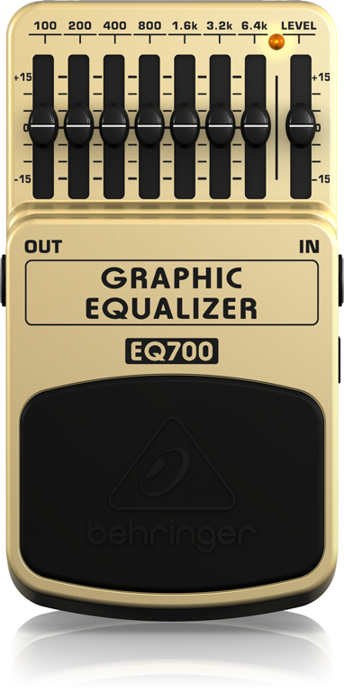 EQ700 GRAPHIC EQUALIZERパネル画像