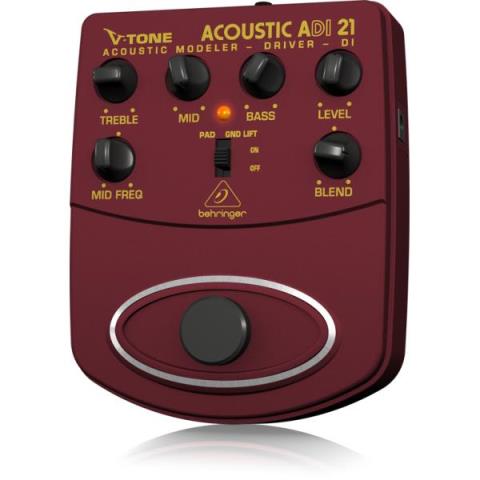 BEHRINGER-アコースティックギター用プリアンプADI21 V-TONE ACOUSTIC