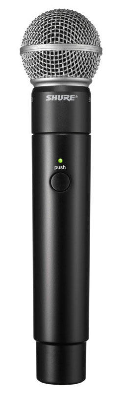 SHURE Microflexシリーズ 1.9GHz帯ハンドヘルド型送信機MXW2