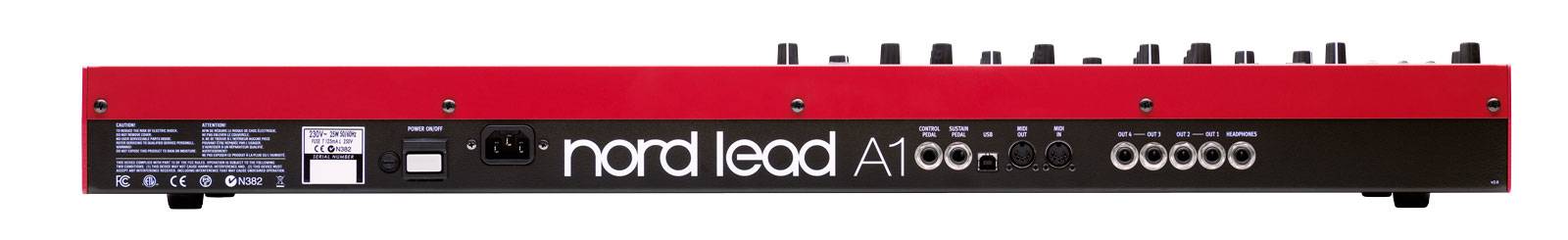 NORD LEAD A1背面画像 NORD LEAD A1背面画像