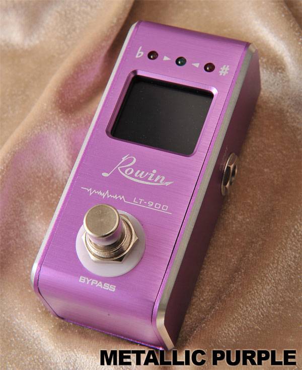 Rowin ペダルチューナーLT-900 PEDAL TUNER METALLIC PURPLE新品在庫状況をご確認ください送料無料!!  MUSIC PLANT WEBSHOP