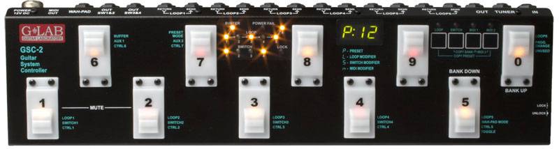 Guitar System Controller GSC-2パネル画像 Guitar System Controller GSC-2パネル画像