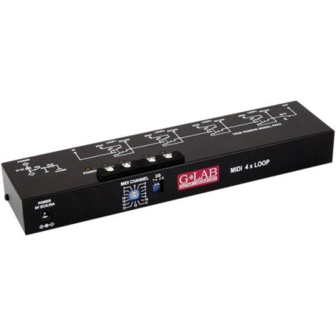 G-LAB-MIDI制御LooperMIDI 4 x LOOP M4L