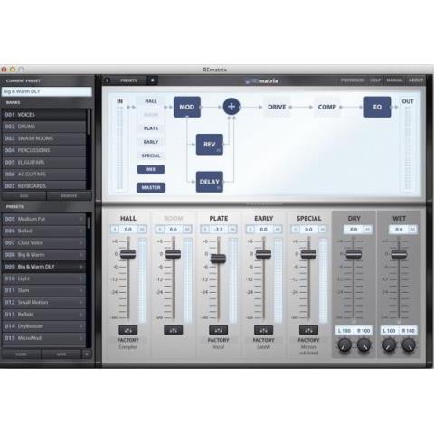 OVERLOUD-リバーブプラグインREmatrix