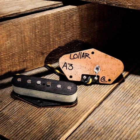 Lollar Pickups-Tlelcaster PickupsAlnico 3 Tele Staggered Bridge