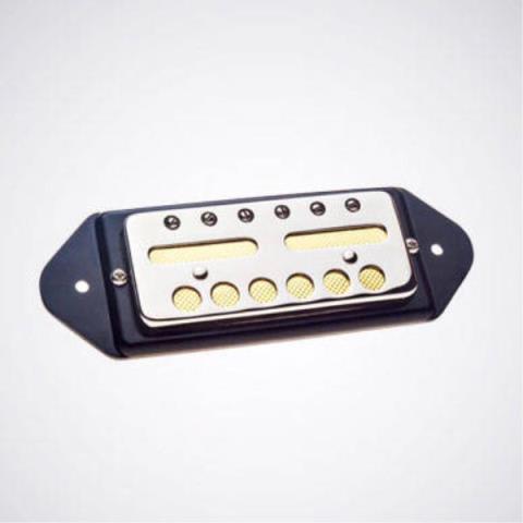 Lollar Pickups-P-90タイプ シングルコイルピックアップGOLD FOIL P-90 DOG EAR Mount/Bridge Chrome