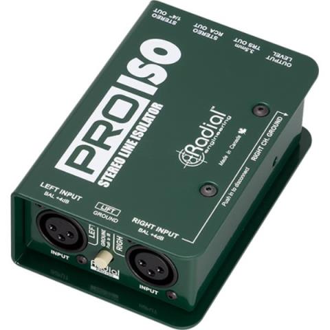 Radial Engineering-+4dB to -10dB ステレオ・コンバーターPRO ISO