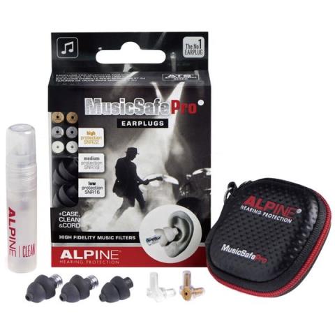 ALPINE HEARING PROTECTION-耳栓/イヤープロテクトMusicSafe Pro BLK