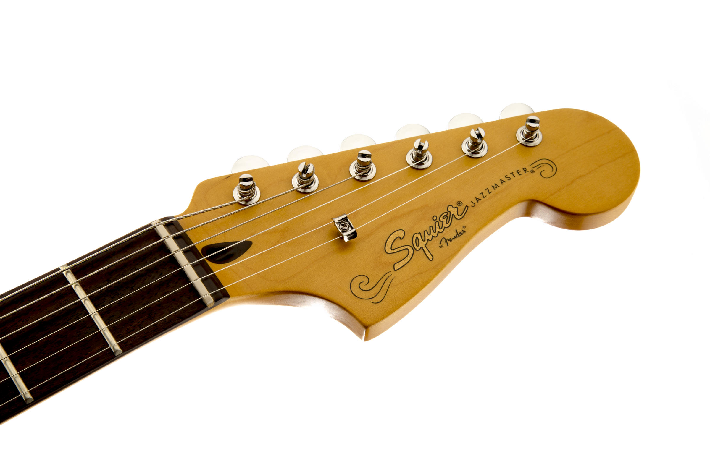 Squier J Mascis Jazzmaster Vintage Whiteヘッド画像 Squier J Mascis Jazzmaster Vintage Whiteヘッド画像