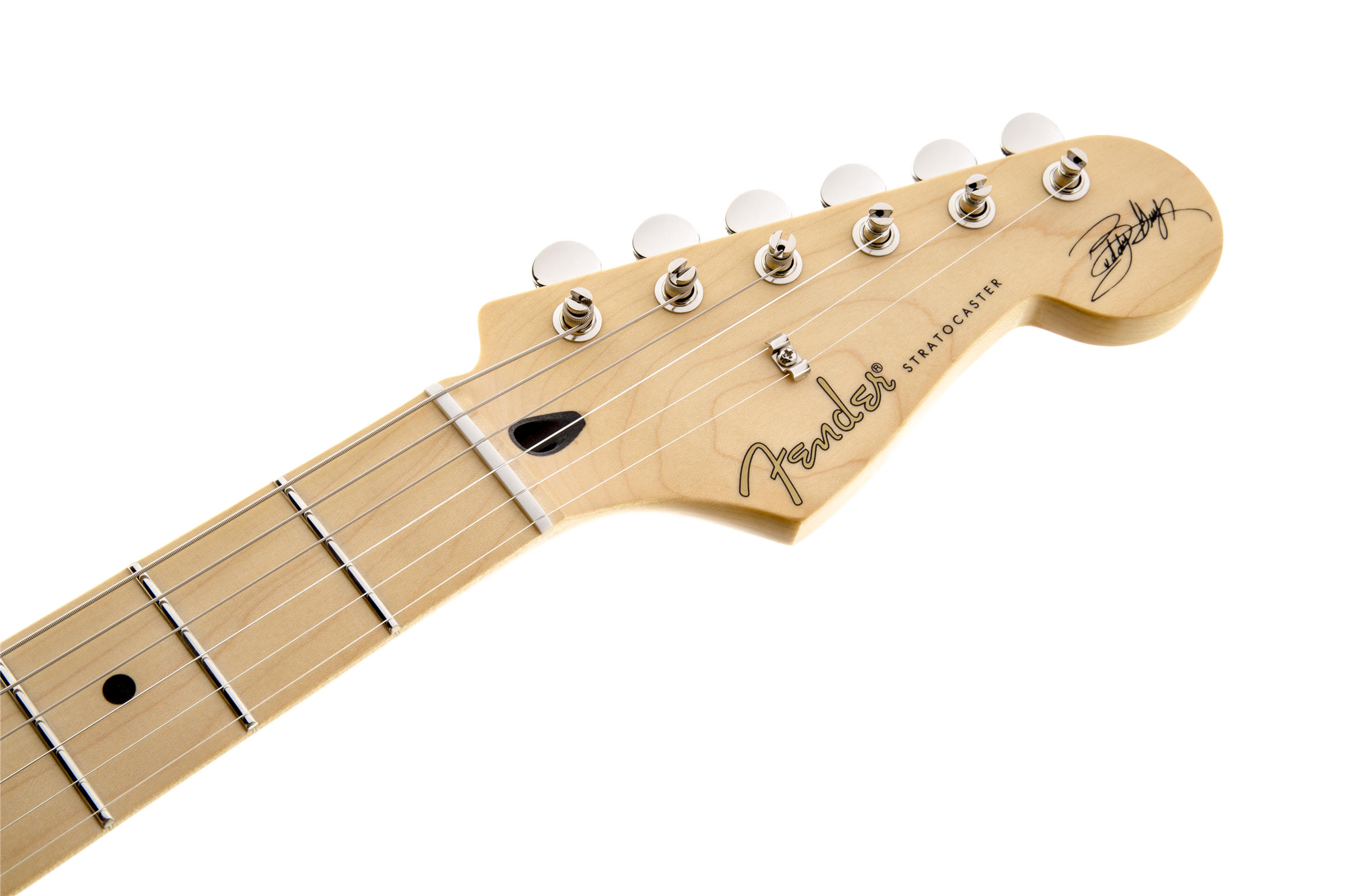 Buddy Guy Standard Stratocaster Maple Fingerboard, Polka Dot Finishヘッド画像 Buddy Guy Standard Stratocaster Maple Fingerboard, Polka Dot Finishヘッド画像