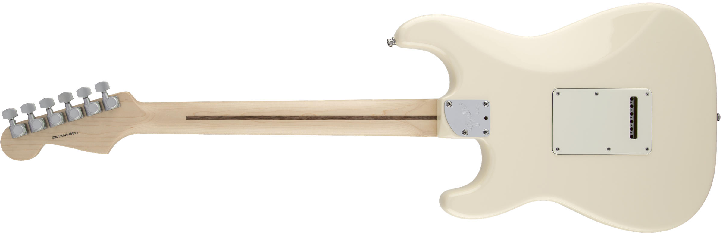 Jeff Beck Stratocaster Rosewood Fingerboard, Olympic White背面画像 Jeff Beck Stratocaster Rosewood Fingerboard, Olympic White背面画像