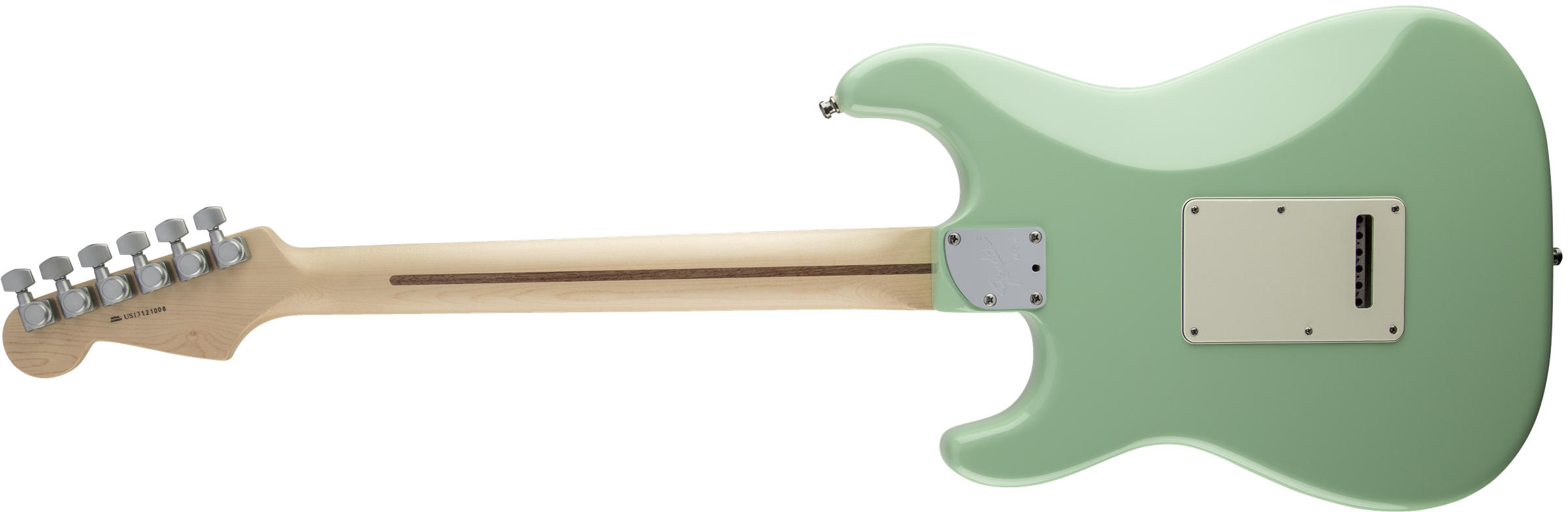 Jeff Beck Stratocaster Rosewood Fingerboard, Surf Green背面画像 Jeff Beck Stratocaster Rosewood Fingerboard, Surf Green背面画像