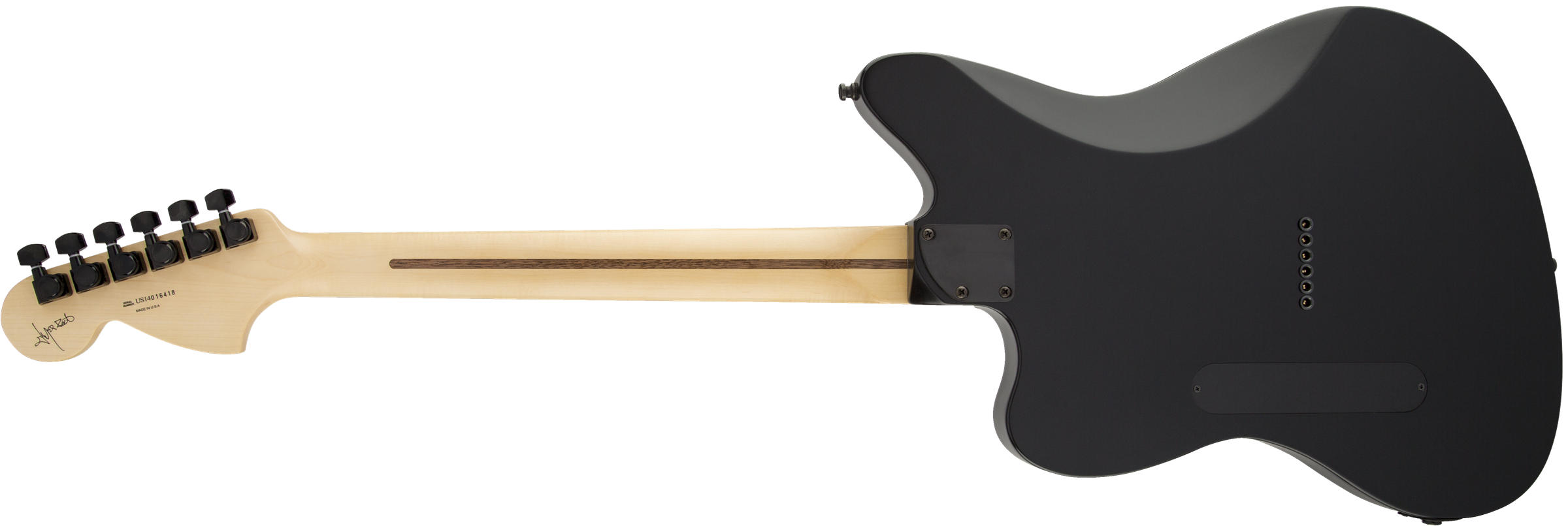 Jim Root Jazzmaster, Ebony Fingerboard, Flat Black背面画像 Jim Root Jazzmaster, Ebony Fingerboard, Flat Black背面画像