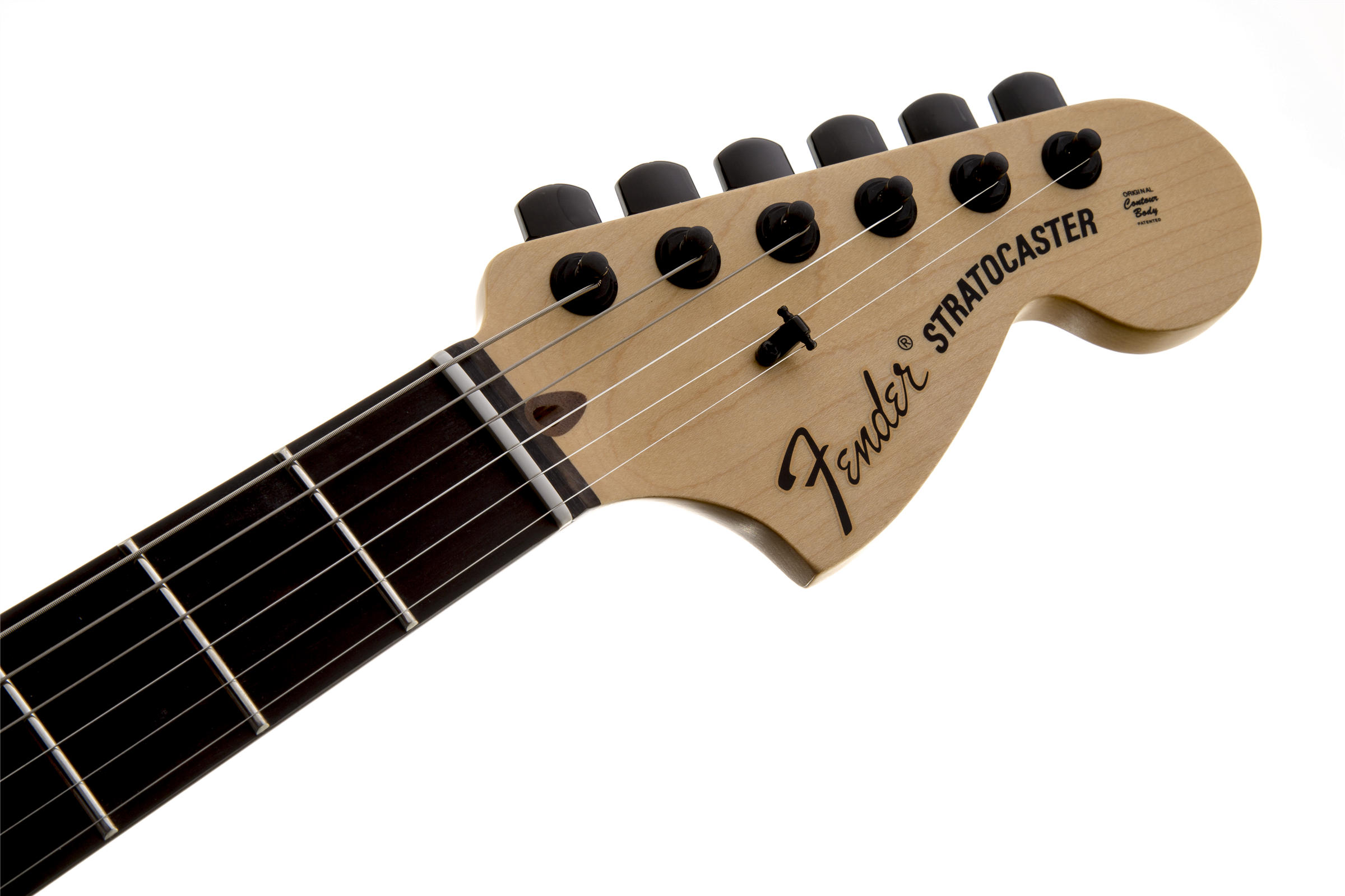 Jim Root Stratocaster Ebony Fingerboard, Flat Blackヘッド画像