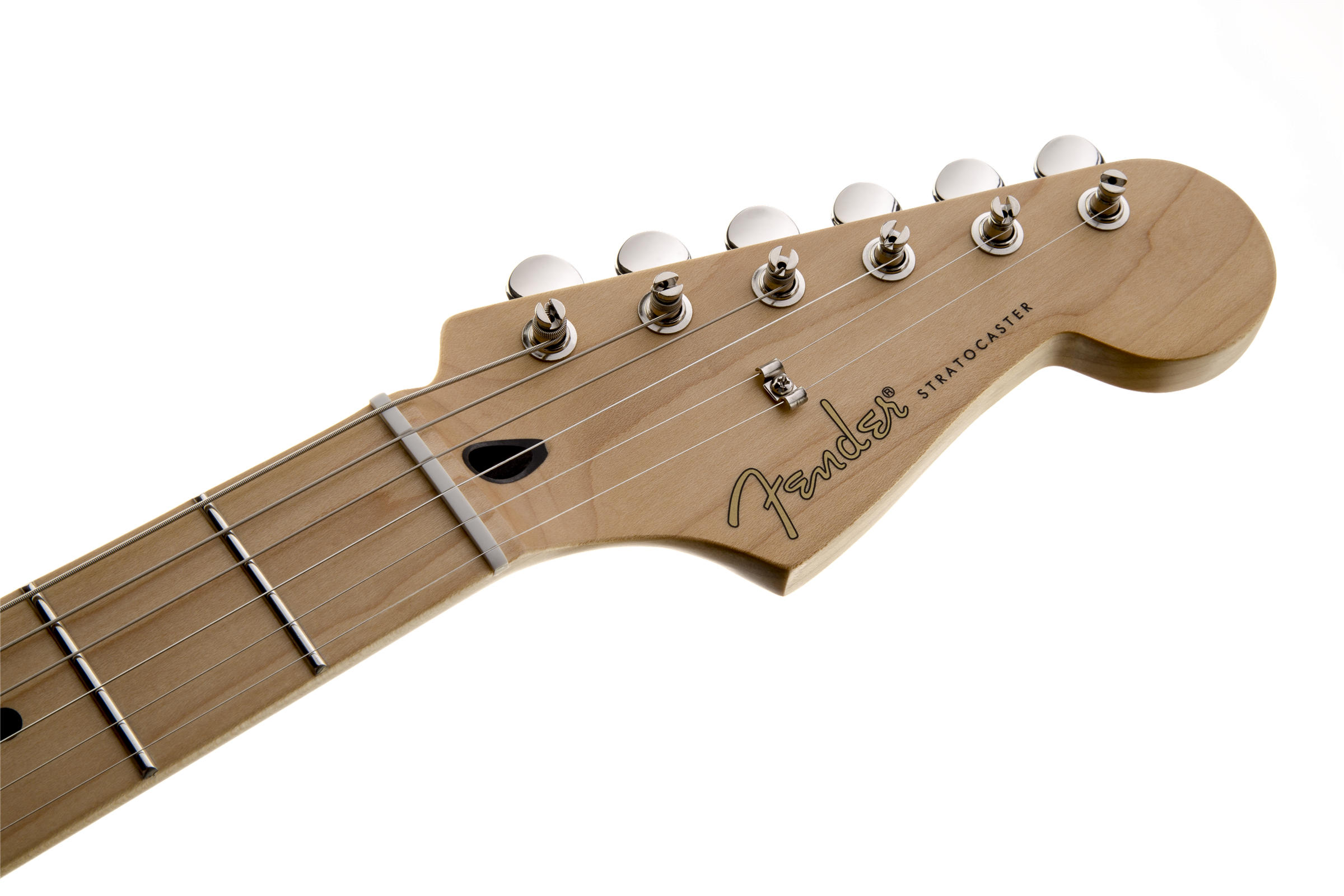 Jimmie Vaughan Tex-Mex Strat, Maple Fingerboard, Olympic Whiteヘッド画像