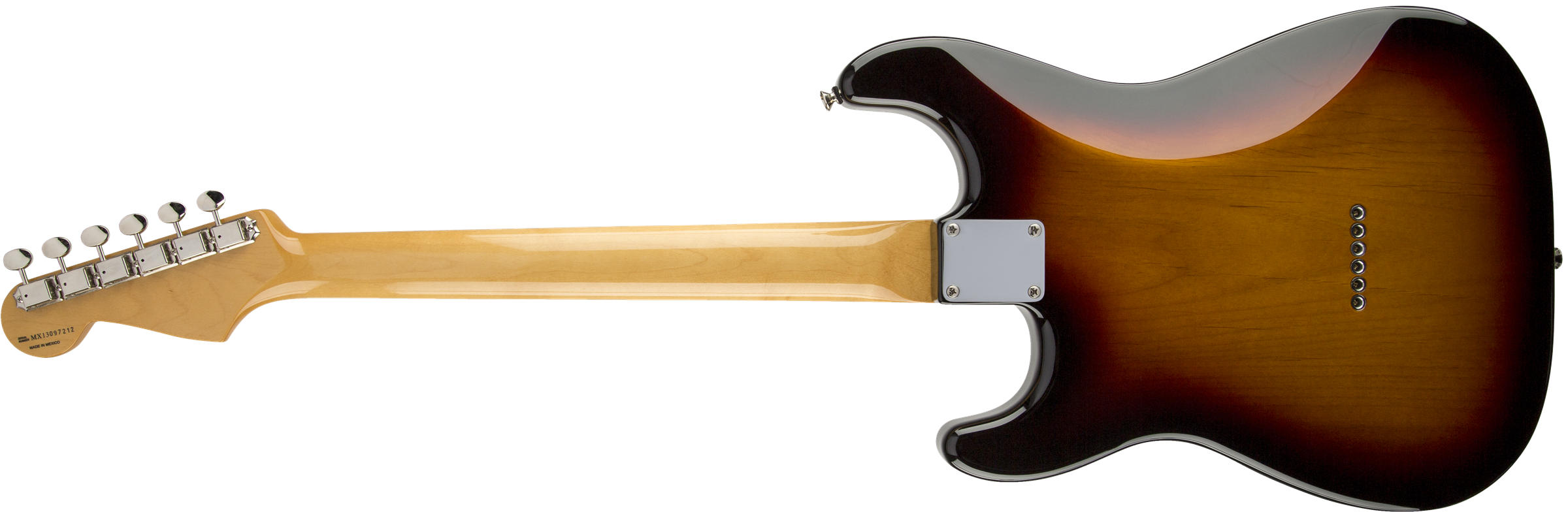 Robert Cray Stratocaster Rosewood Fingerboard, 3-Color Sunburst背面画像