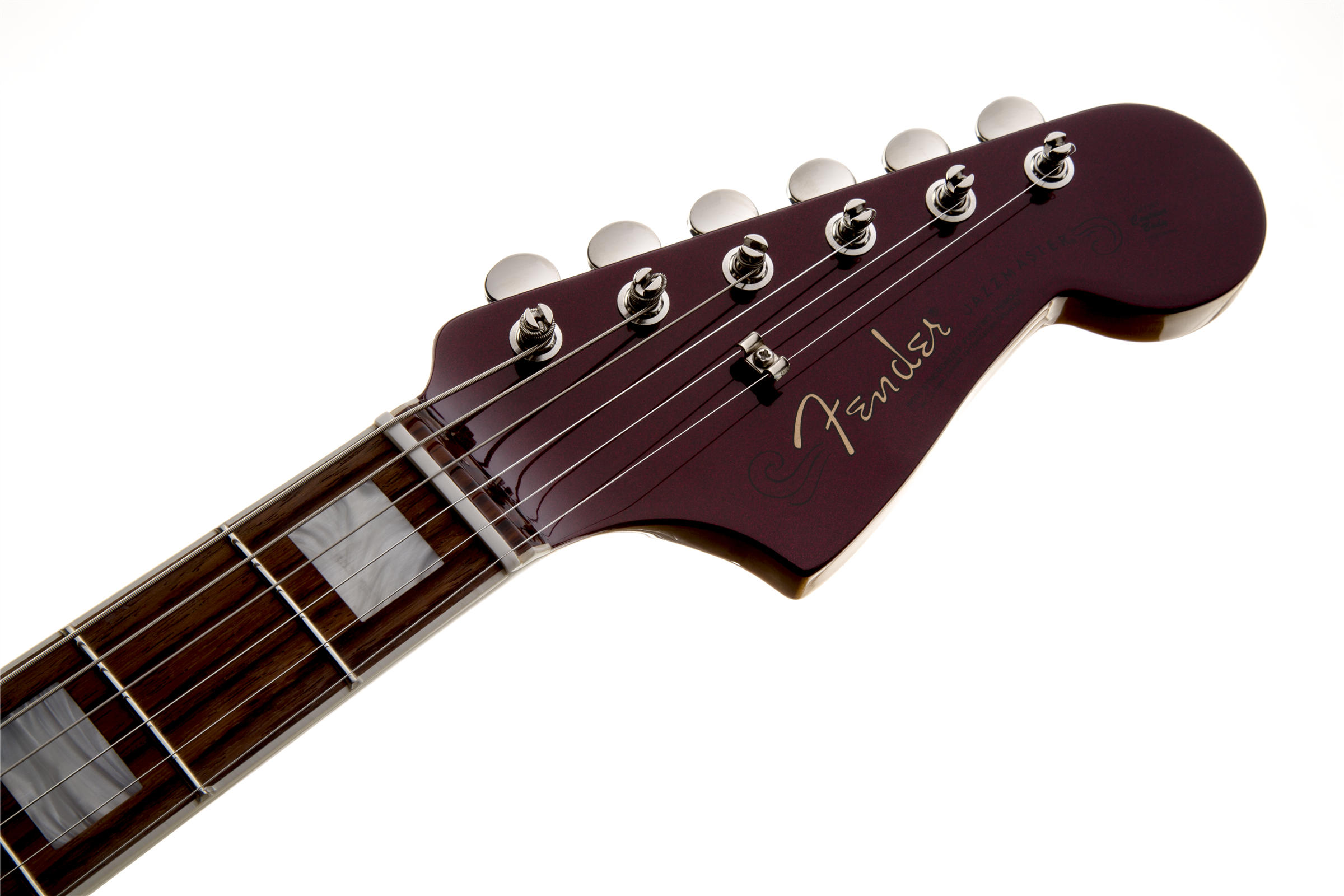 Troy Van Leeuwen Jazzmaster, Bound Rosewood Fingerboard, Oxbloodヘッド画像 Troy Van Leeuwen Jazzmaster, Bound Rosewood Fingerboard, Oxbloodヘッド画像
