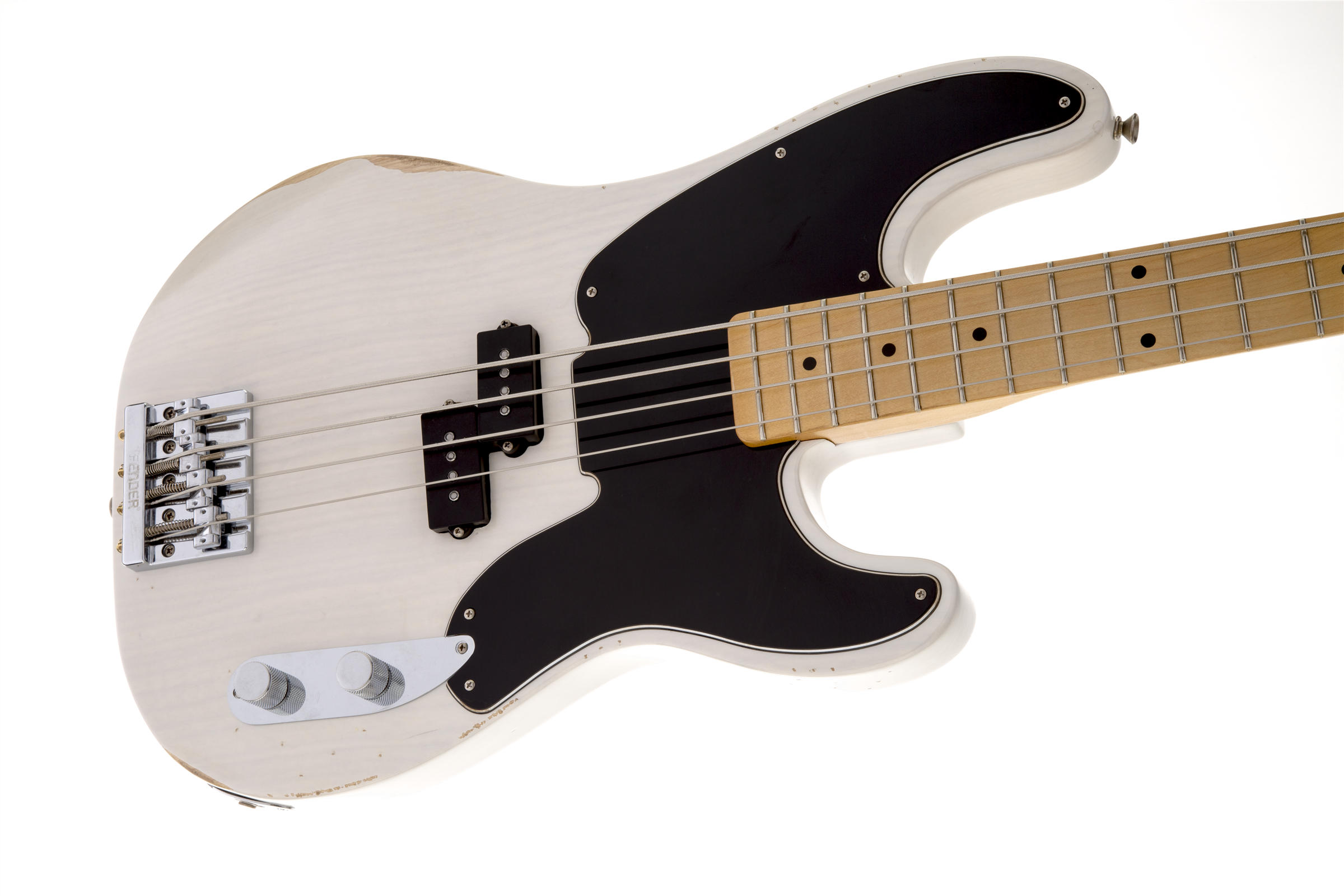 Mike Dirnt Road Worn Precision Bass, Maple Fingerboard, White Blonde追加画像 Mike Dirnt Road Worn Precision Bass, Maple Fingerboard, White Blonde追加画像