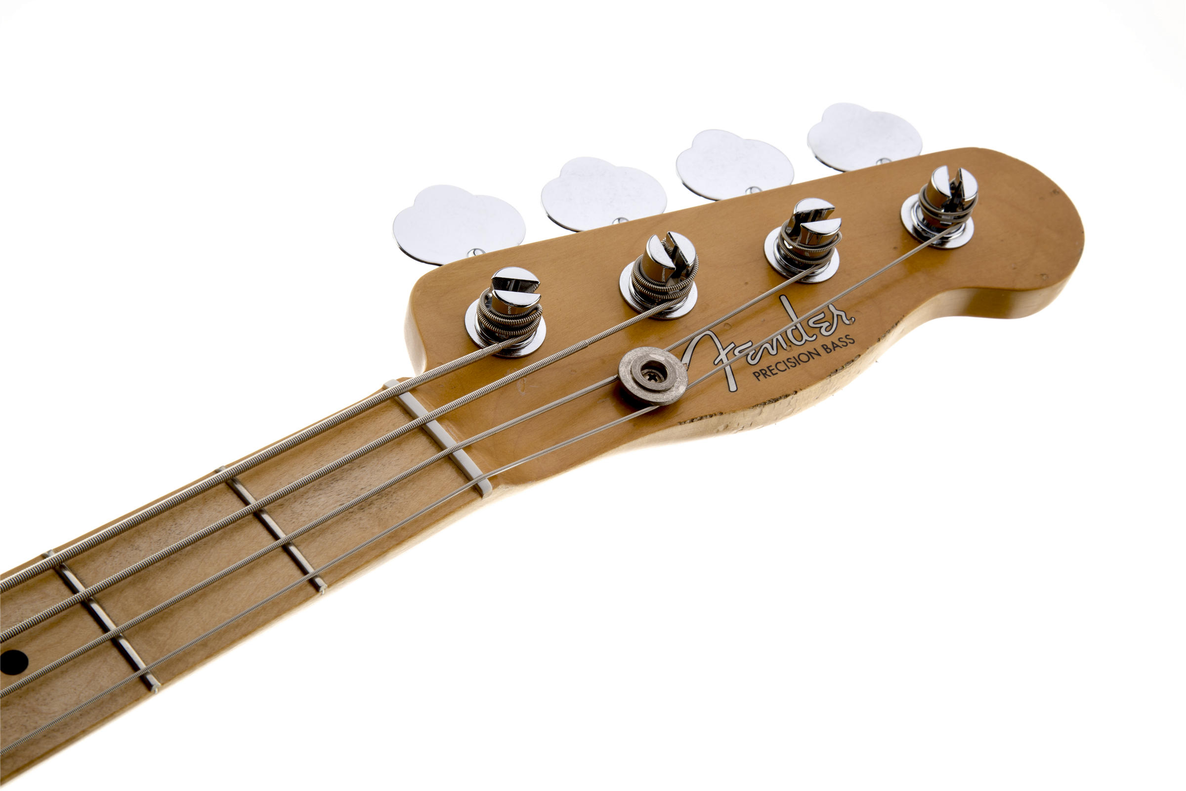 Mike Dirnt Road Worn Precision Bass, Maple Fingerboard, White Blondeヘッド画像 Mike Dirnt Road Worn Precision Bass, Maple Fingerboard, White Blondeヘッド画像