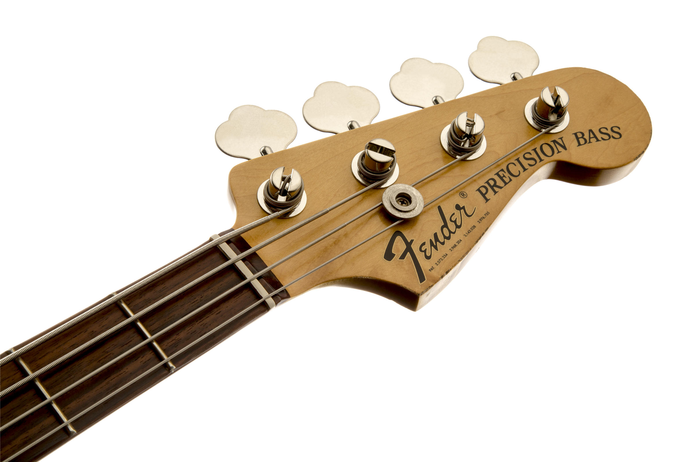 Nate Mendel P Bass, Rosewood Fingerboard, Candy Apple Redヘッド画像