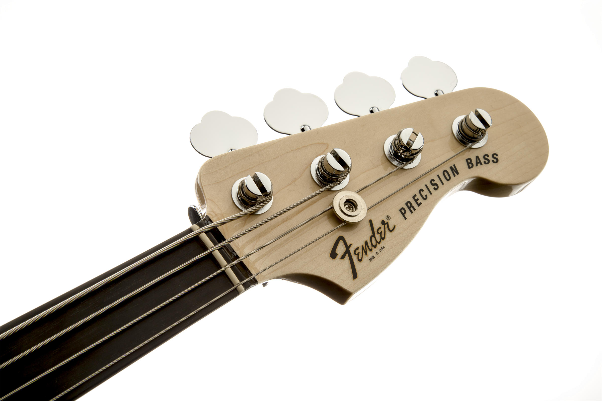 Tony Franklin Fretless Precision Bass, Ebony Fingerboard, Blackヘッド画像