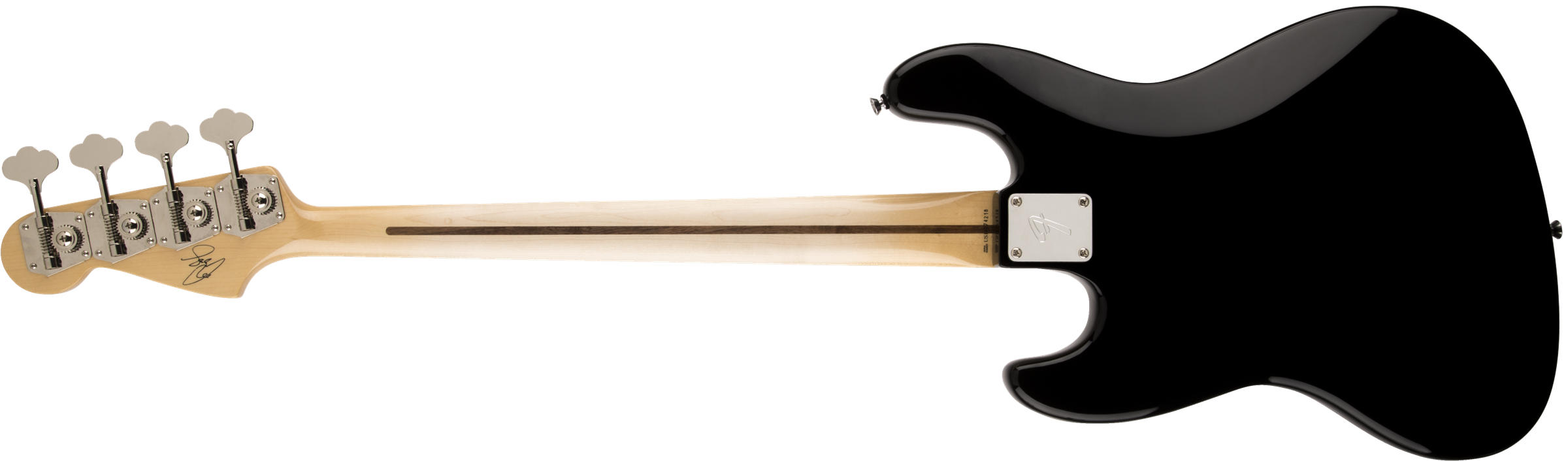 U.S.A. Geddy Lee Jazz Bass, Maple Fingerboard, Black背面画像 U.S.A. Geddy Lee Jazz Bass, Maple Fingerboard, Black背面画像