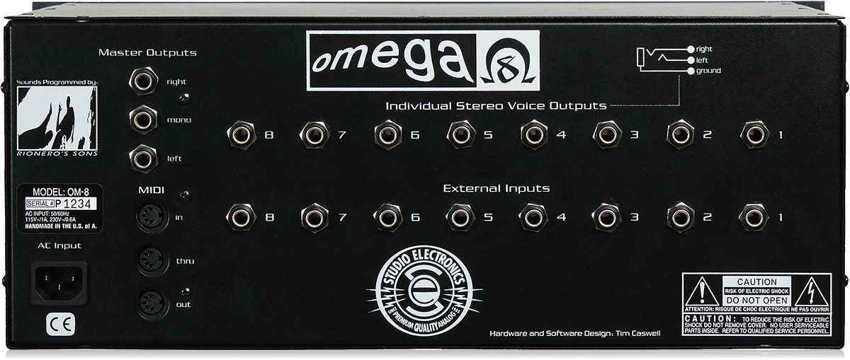 OMEGA8 4Voice背面画像 OMEGA8 4Voice背面画像