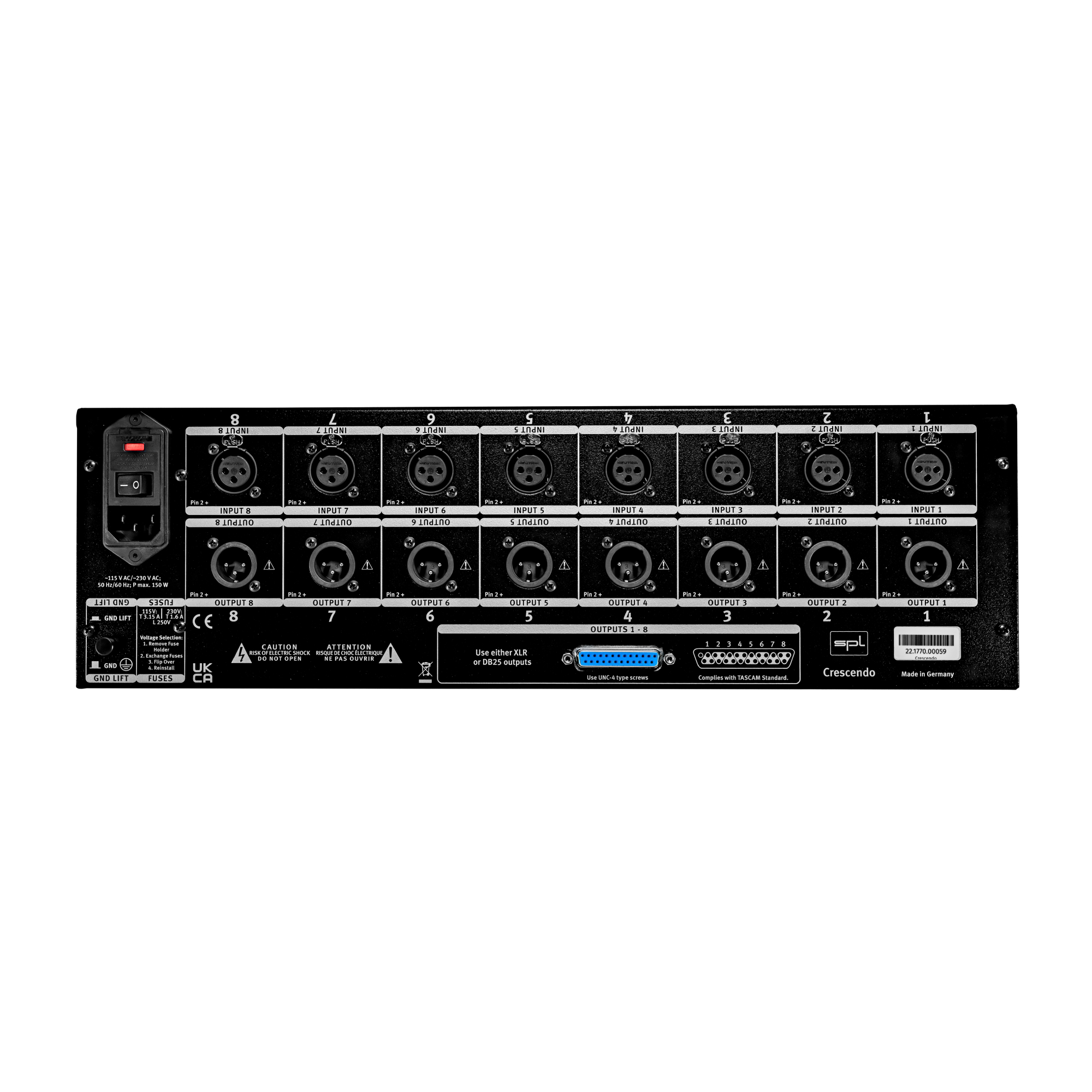 Crescendo Model 1770背面画像 Crescendo Model 1770背面画像