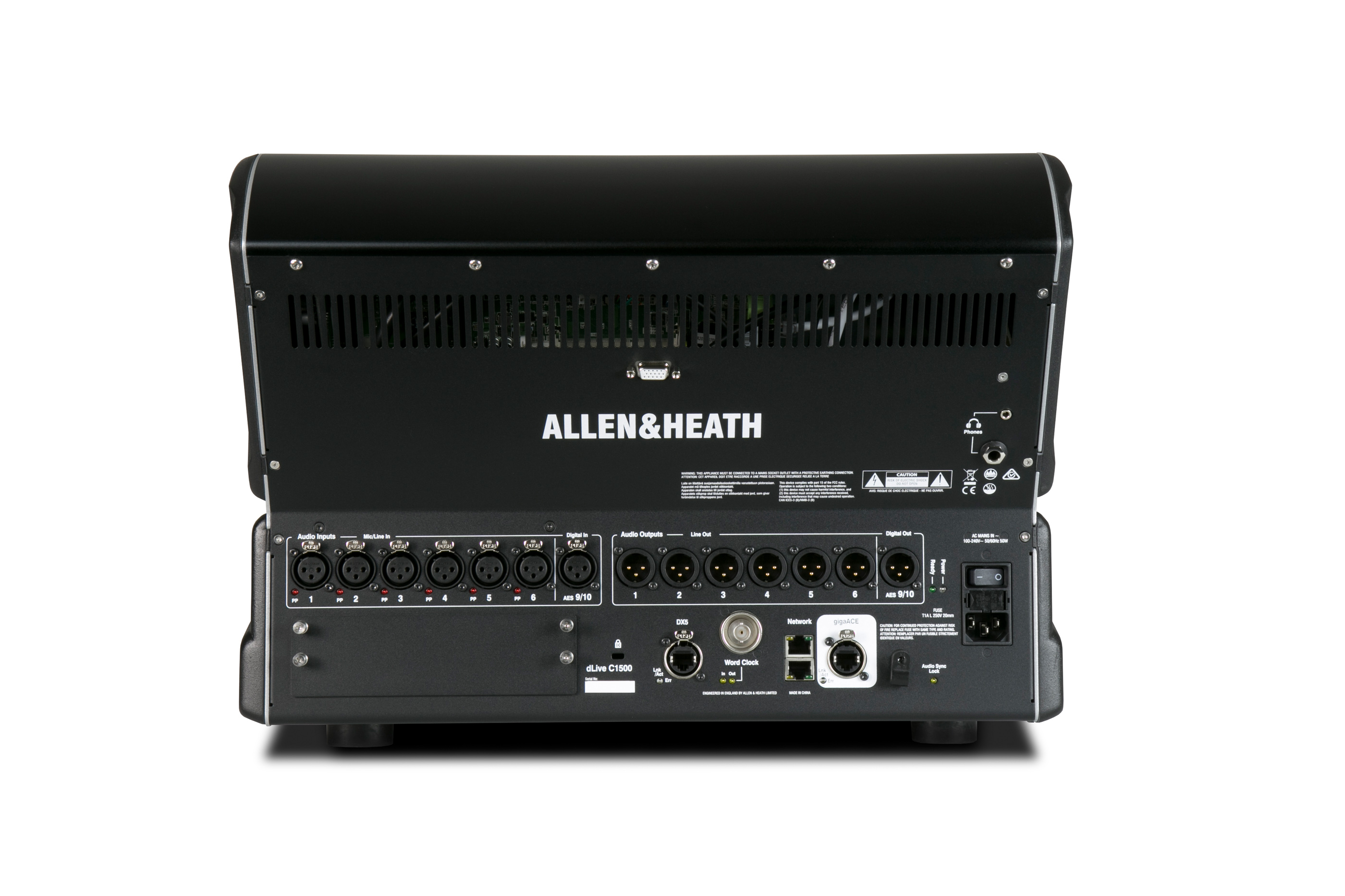 dLive-C1500背面画像 dLive-C1500背面画像