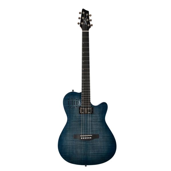 Godin-エレクトリックアコースティックギターA6 Ultra Denim Blue Frame