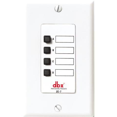 dbx-DriveRack/ZonePRO パネル型リモートコントローラーZone-Controller ZC-7