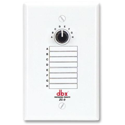dbx-DriveRack/ZonePRO パネル型リモートコントローラーZone-Controller ZC-9