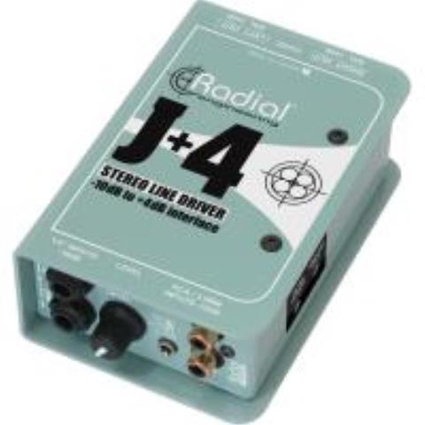 Radial Engineering-ステレオ レベル コンバーターJ+4