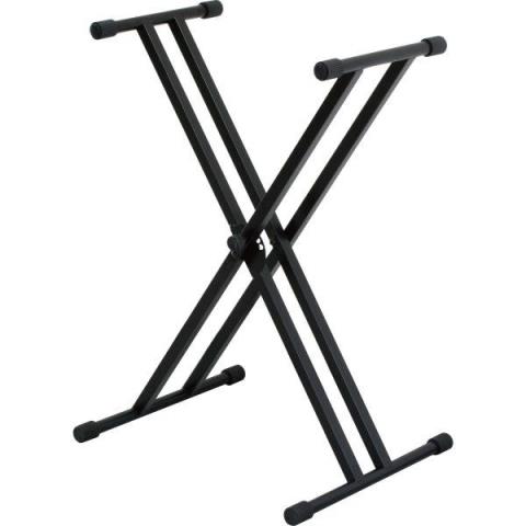 KIKUTANI-スチール製X 型キーボード・スタンドKS-29W BLK Keyboard Stand