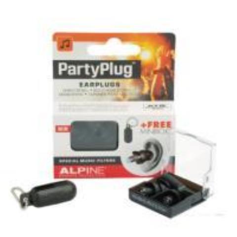 ALPINE HEARING PROTECTION-イヤープラグPartyPlug  Black