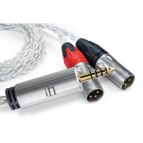 iFi Audio-4.4mm- 3pin XLRオス x 2バランスケーブル4.4 to XLR cable
