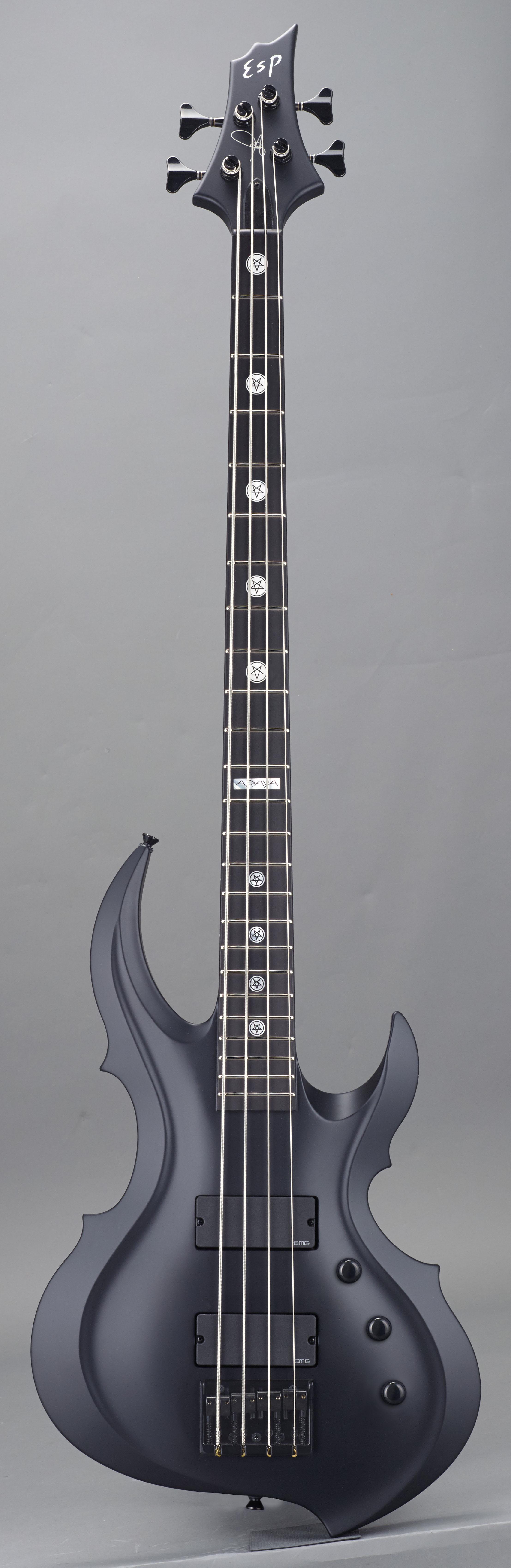ESP Signatureシリーズ エレキベースTOM ARAYA FRX Black Satin