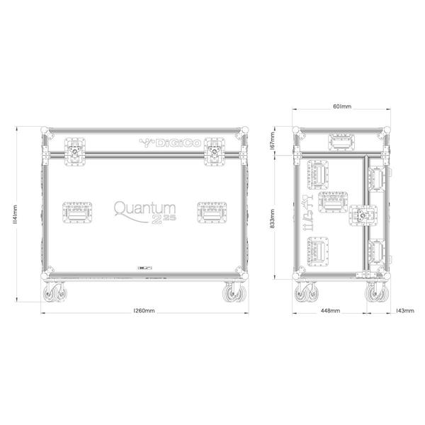 Quantum225用フライトケースDiGiCoFC-Q225