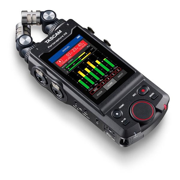 TASCAM-32ビットフロート録音8トラックハンドヘルドレコーダーPortacapture X8