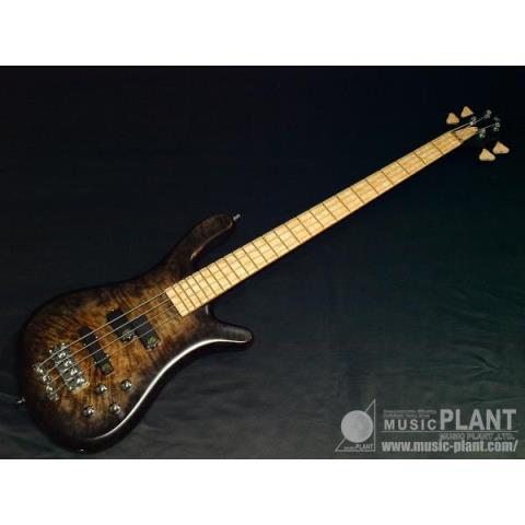Warwick-エレキベースCustom Shop Streamer LX4st Hand-Selected Olive Ash Burl Top,AAA Colourd Flame Maple Back & Birdseye Maple (2015 Factory Order Model)