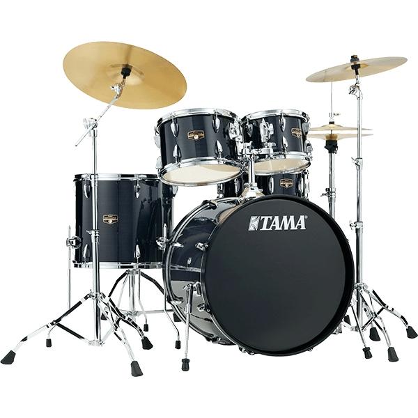 TAMA-18&quot;バスドラム/シンバル付ドラムセットIP58H6RC HBK