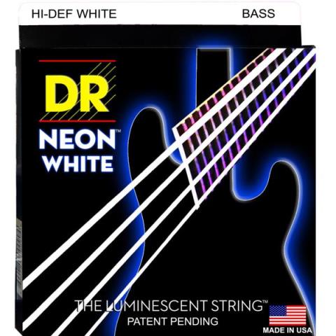 DR Strings-エレキベース弦NWB-45 Neon White Medium 45-105