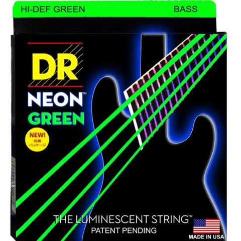 DR Strings-ベース弦NGB-45 Neon Green Medium 45-105