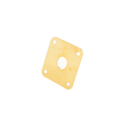 Gibson-ジャックプレートPRJP-020 Metal Jack Plate (Gold)