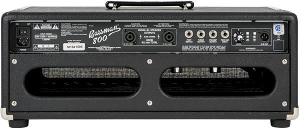 Bassman 800 Head背面画像 Bassman 800 Head背面画像