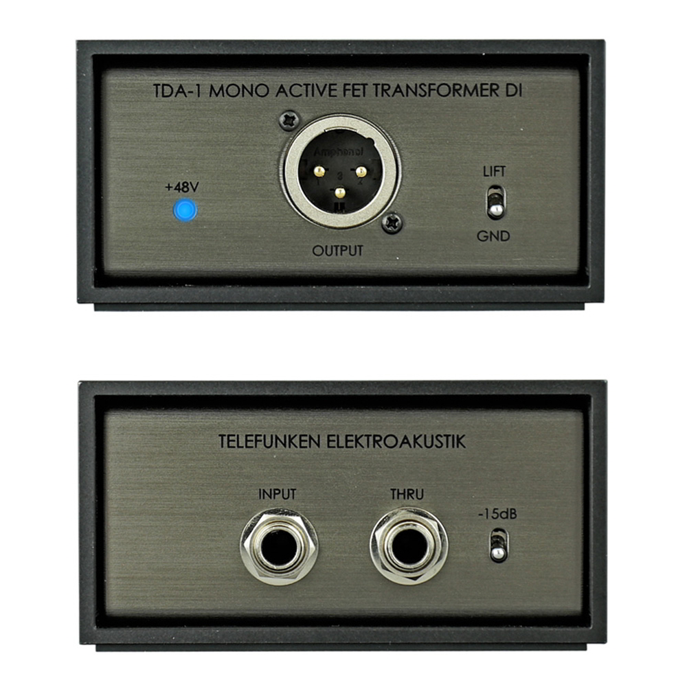 TDA-1 1ch active direct box追加画像 TDA-1 1ch active direct box追加画像