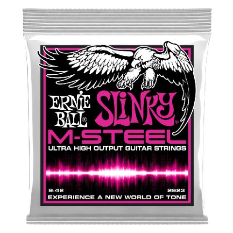ERNIE BALL2923 M-STEEL SUPER SLINKY 09-42