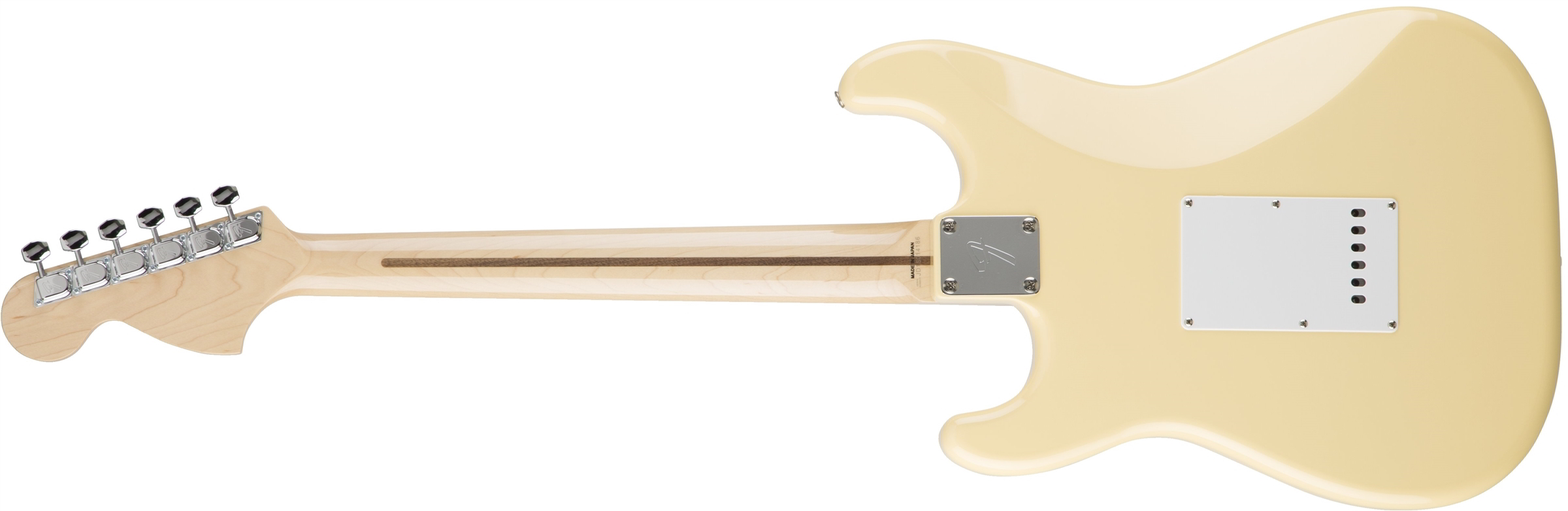 Yngwie Malmsteen Strat Olympic White背面画像 Yngwie Malmsteen Strat Olympic White背面画像